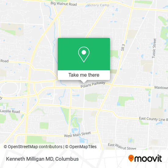 Mapa de Kenneth Milligan MD