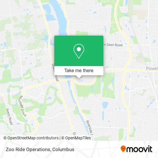 Mapa de Zoo Ride Operations