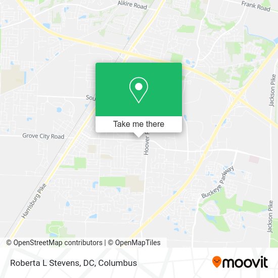 Roberta L Stevens, DC map