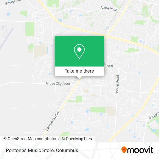 Mapa de Pontones Music Store
