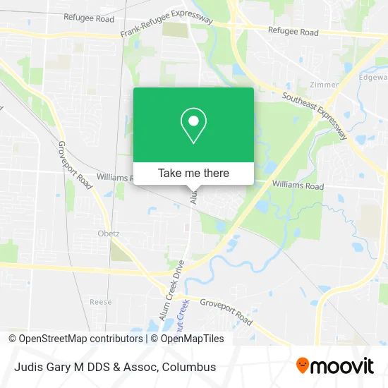 Mapa de Judis Gary M DDS & Assoc