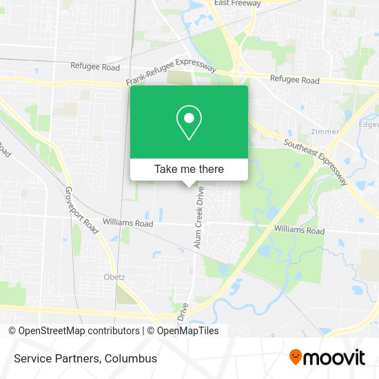 Mapa de Service Partners