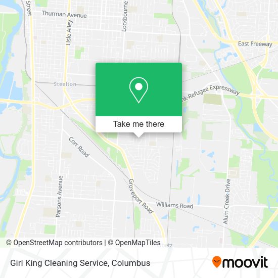 Mapa de Girl King Cleaning Service