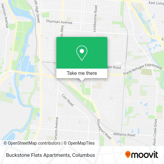 Buckstone Flats Apartments map