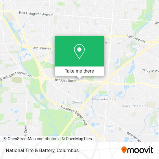National Tire & Battery map