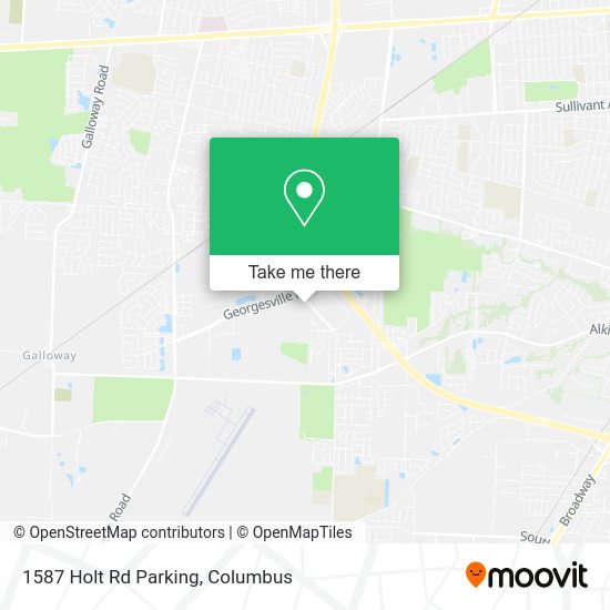 Mapa de 1587 Holt Rd Parking
