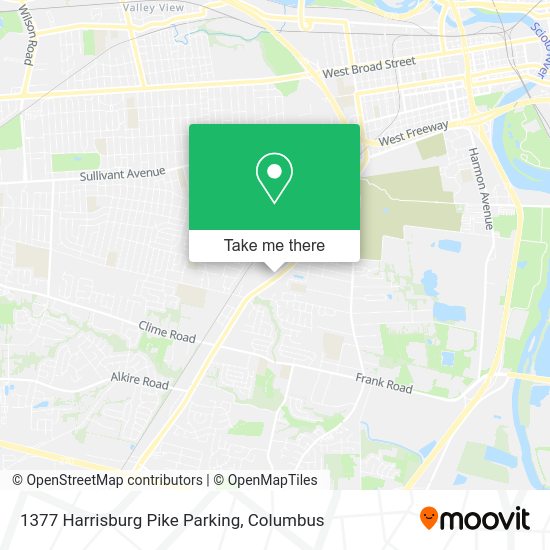 1377 Harrisburg Pike Parking map