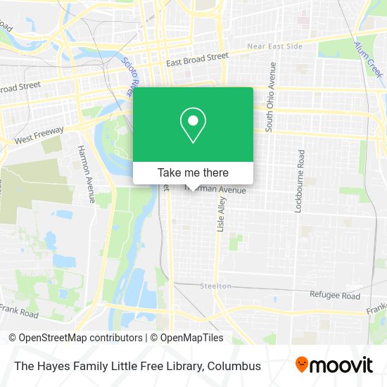 The Hayes Family Little Free Library map