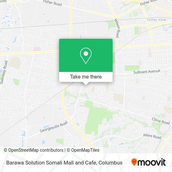 Mapa de Barawa Solution Somali Mall and Cafe
