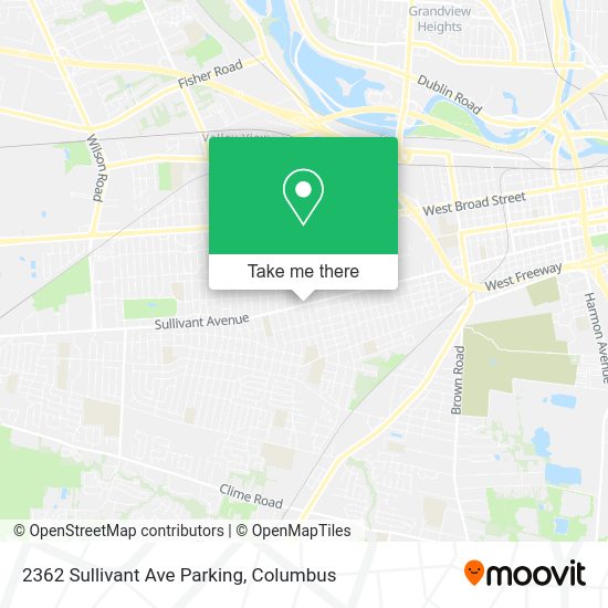 2362 Sullivant Ave Parking map