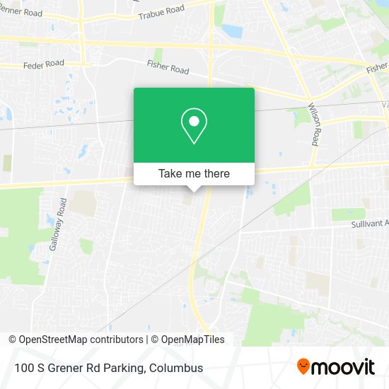 100 S Grener Rd Parking map