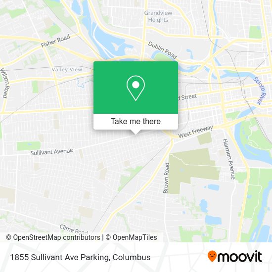 1855 Sullivant Ave Parking map