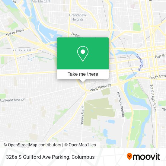 328s S Guilford Ave Parking map