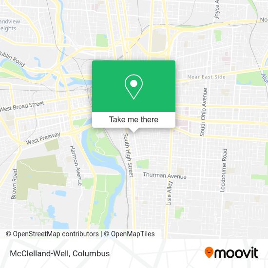 McClelland-Well map