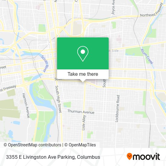 3355 E Livingston Ave Parking map