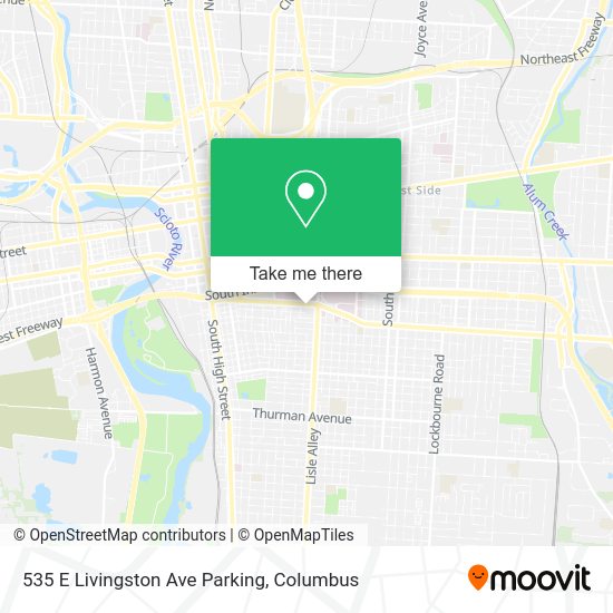 535 E Livingston Ave Parking map