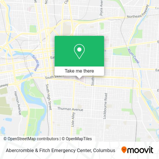 Mapa de Abercrombie & Fitch Emergency Center