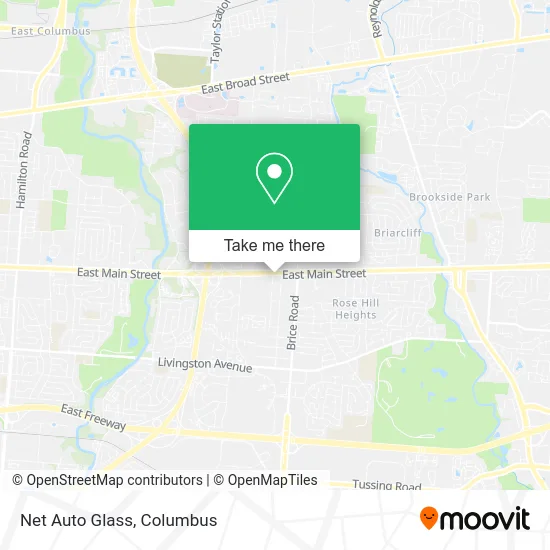 Net Auto Glass map