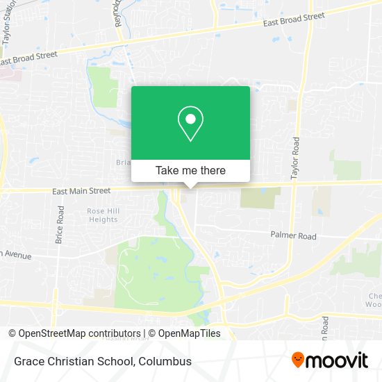 Grace Christian School map