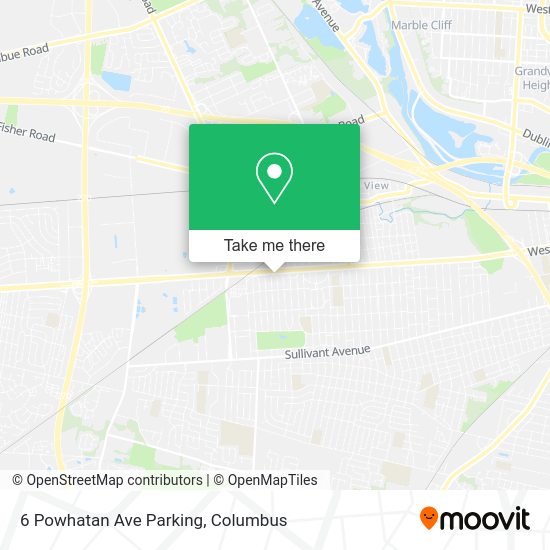 6 Powhatan Ave Parking map