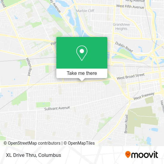 Mapa de XL Drive Thru