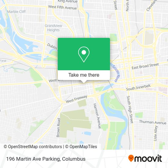Mapa de 196 Martin Ave Parking