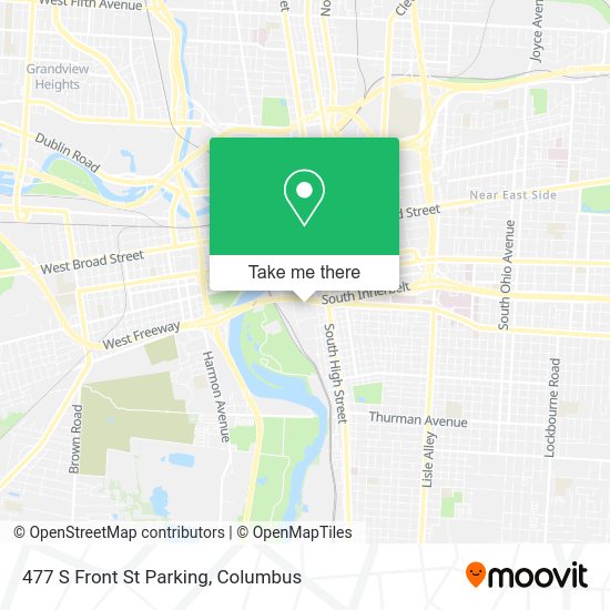 477 S Front St Parking map
