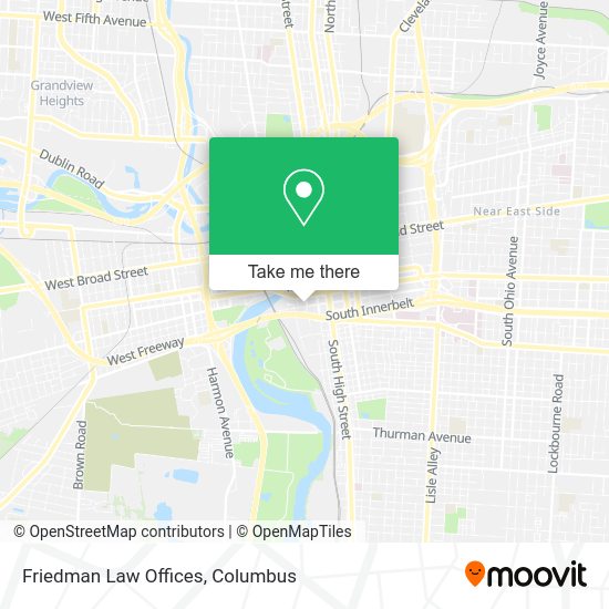 Friedman Law Offices map