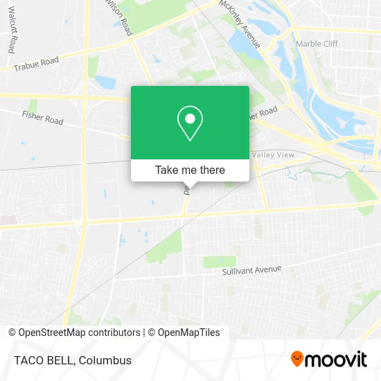 Mapa de TACO BELL