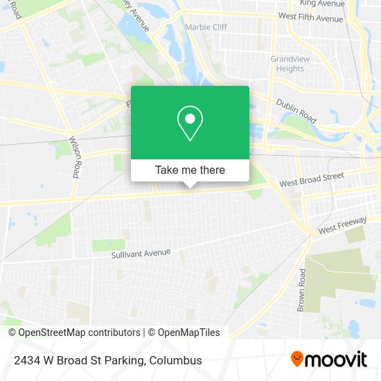 2434 W Broad St Parking map