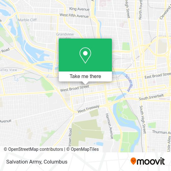 Mapa de Salvation Army