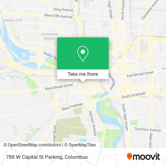 Mapa de 788 W Capital St Parking