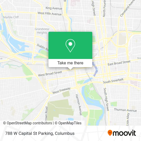 788 W Capital St Parking map