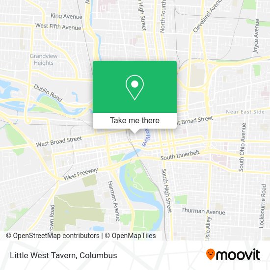 Mapa de Little West Tavern