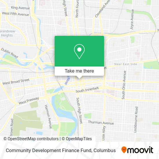 Community Development Finance Fund map