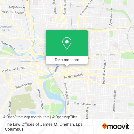 The Law Offices of James M. Linehan, Lpa map