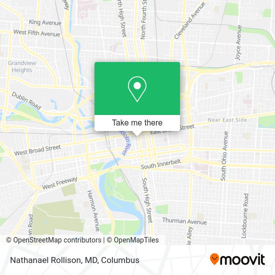 Nathanael Rollison, MD map