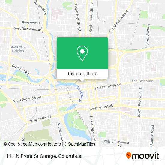 111 N Front St Garage map