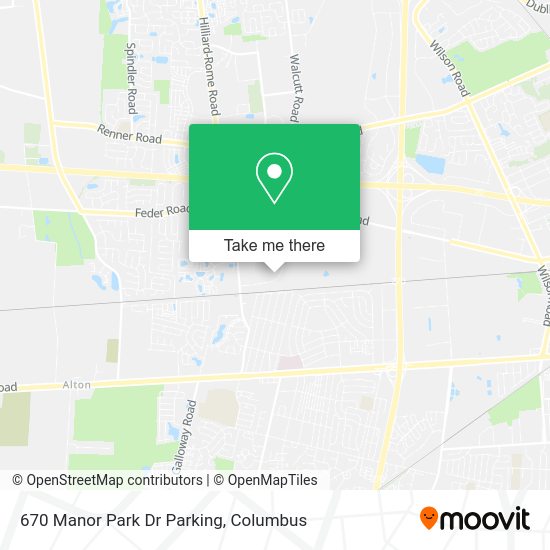 670 Manor Park Dr Parking map