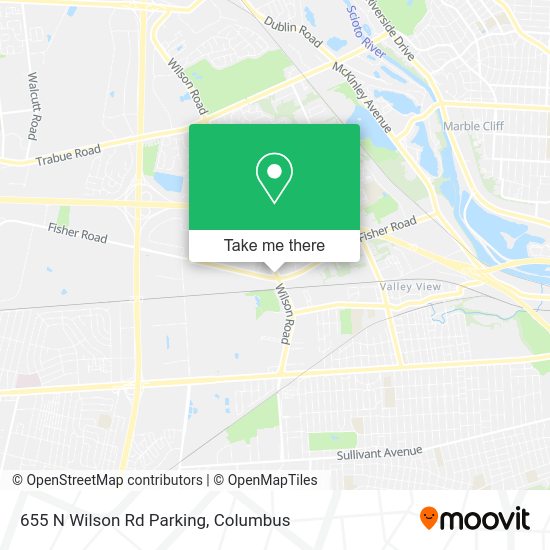 655 N Wilson Rd Parking map