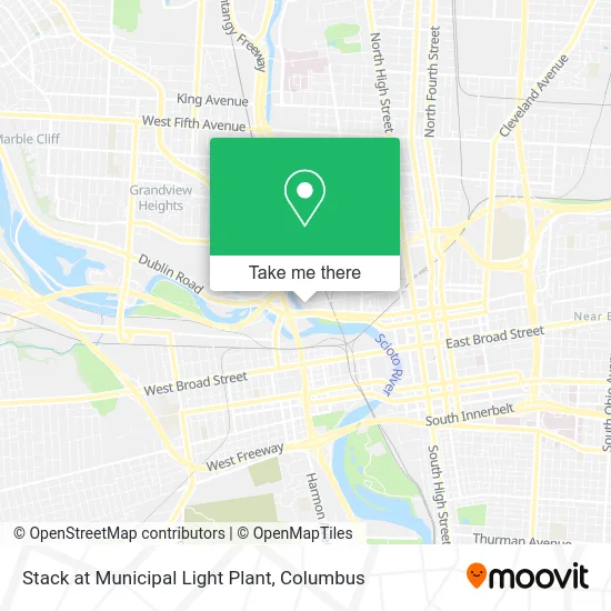 Mapa de Stack at Municipal Light Plant
