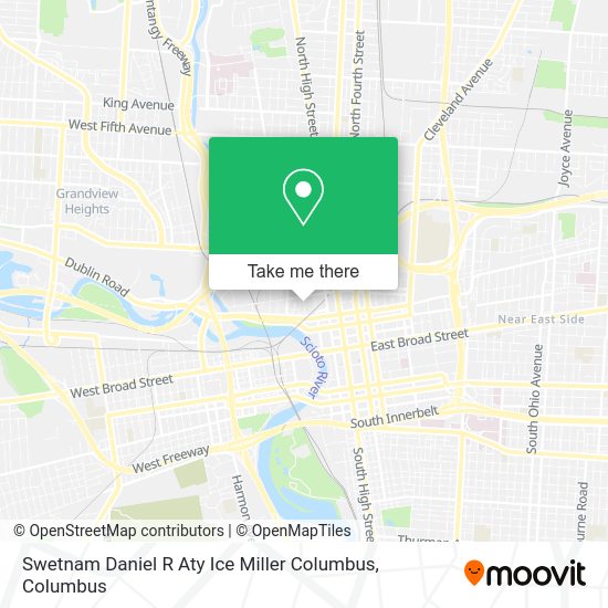 Mapa de Swetnam Daniel R Aty Ice Miller Columbus