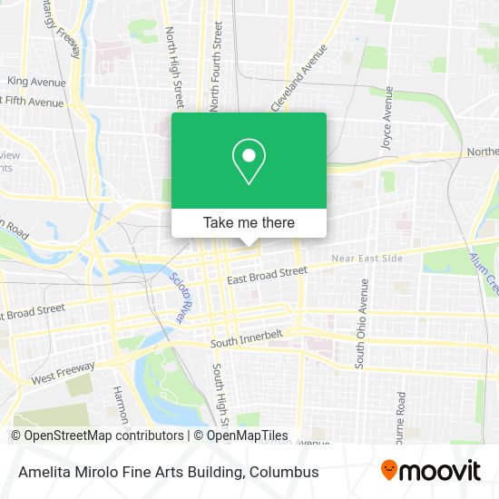 Amelita Mirolo Fine Arts Building map