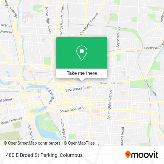 480 E Broad St Parking map