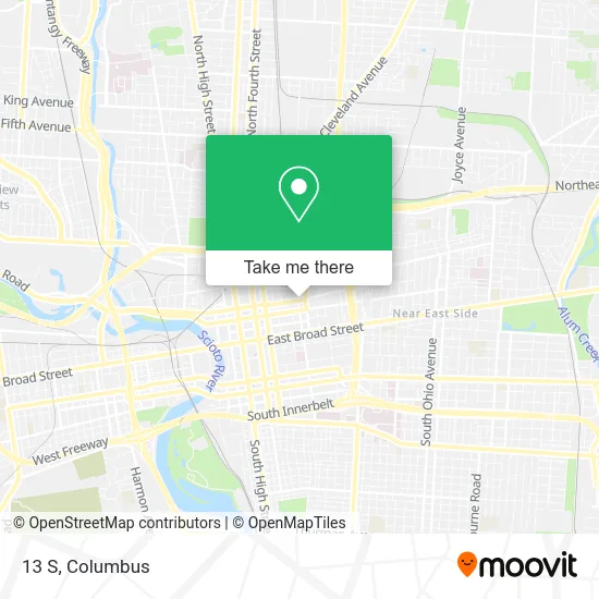 13 S map