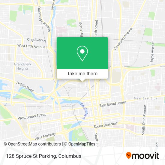 128 Spruce St Parking map