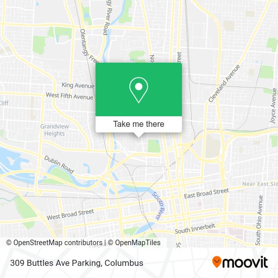 309 Buttles Ave Parking map