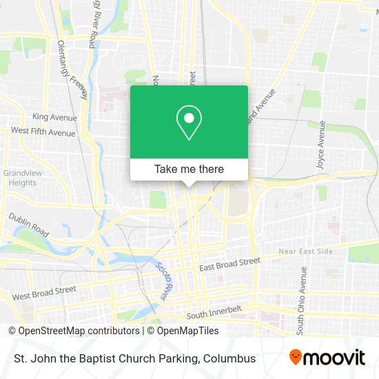 Mapa de St. John the Baptist Church Parking