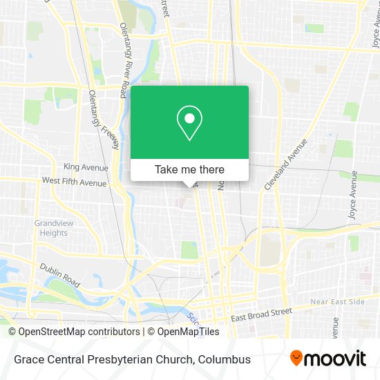 Grace Central Presbyterian Church map