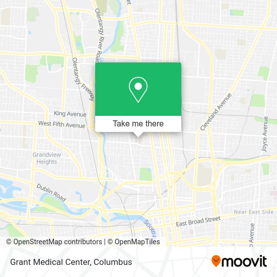 Mapa de Grant Medical Center